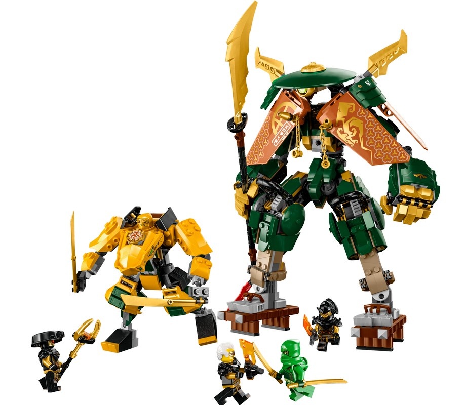 Set de construcție Lego Ninjago: Lloyd and Arin's Ninja Team Mechs (71794)
