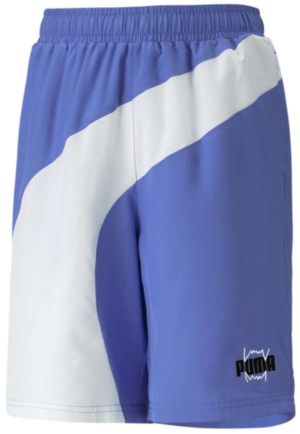 Детские шорты Puma Basketball Blueprint Shorts B Blue 164