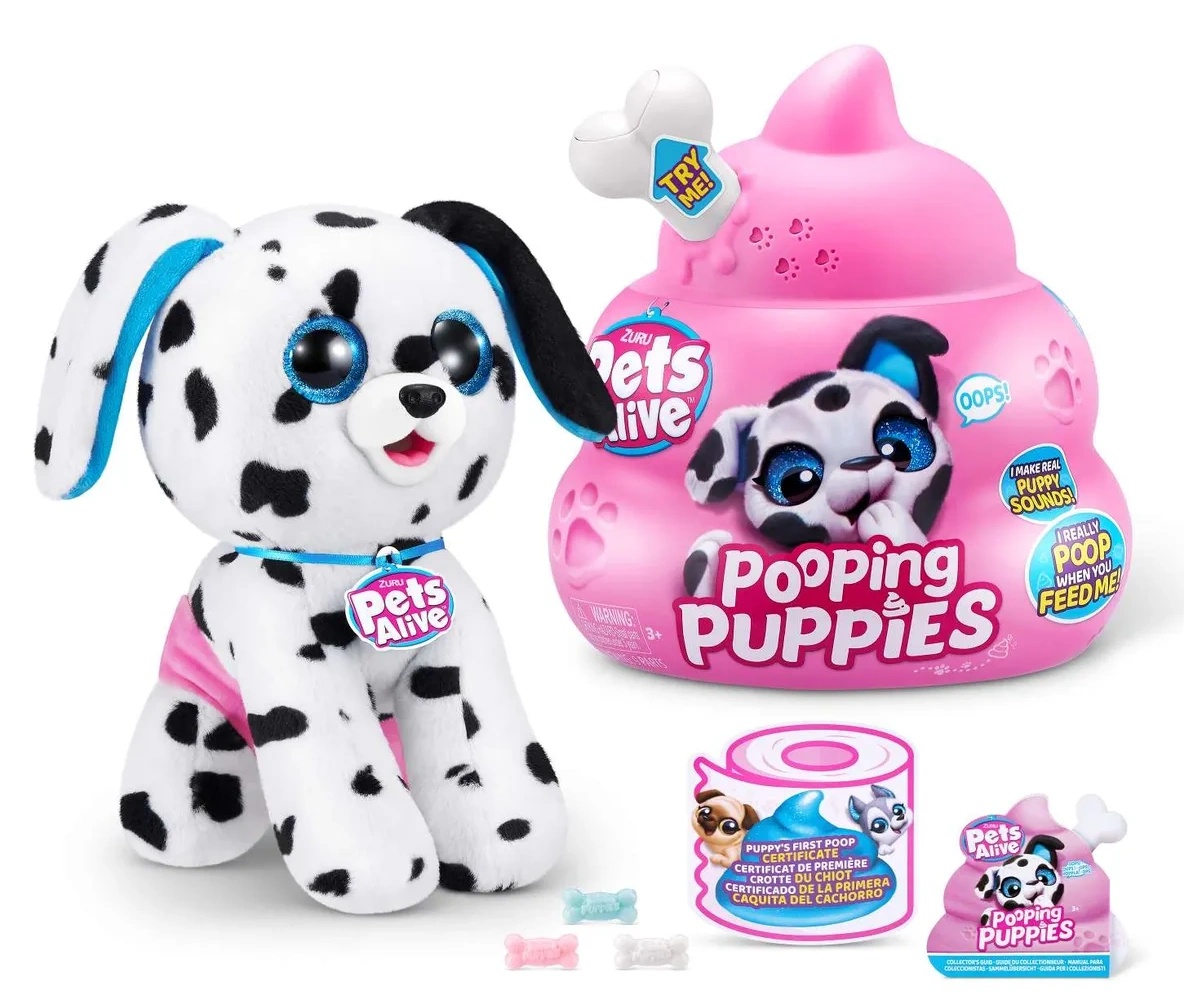 Jucărie de pluș Zuru Pooping Puppies (9542)