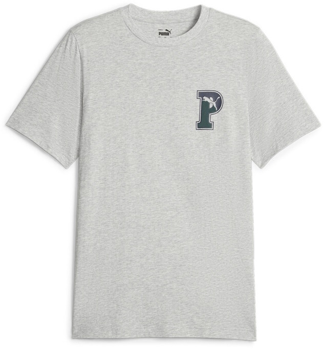 Мужская футболка Puma Squad Graphic Tee Light Gray Heather S