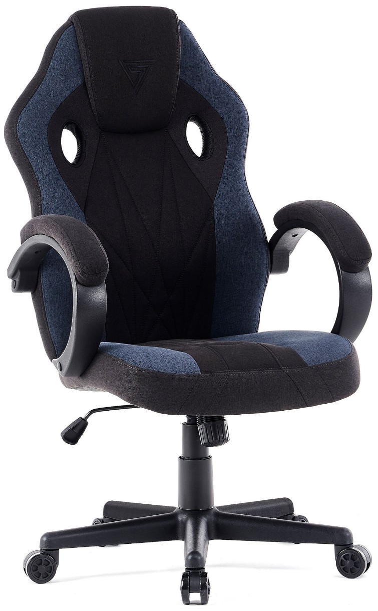 Геймерское кресло SENSE7 Prism Fabric Black and Blue