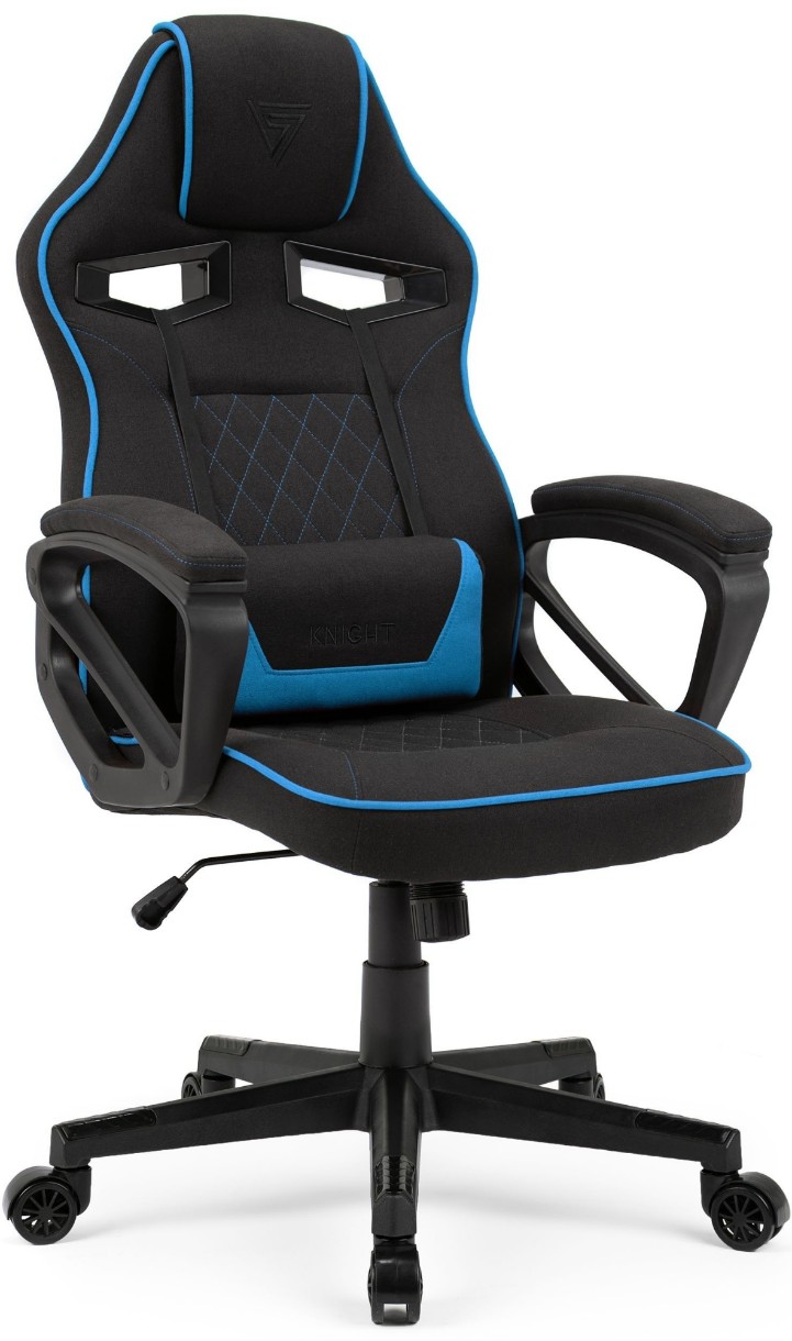 Геймерское кресло SENSE7 Knight Fabric Black and Blue