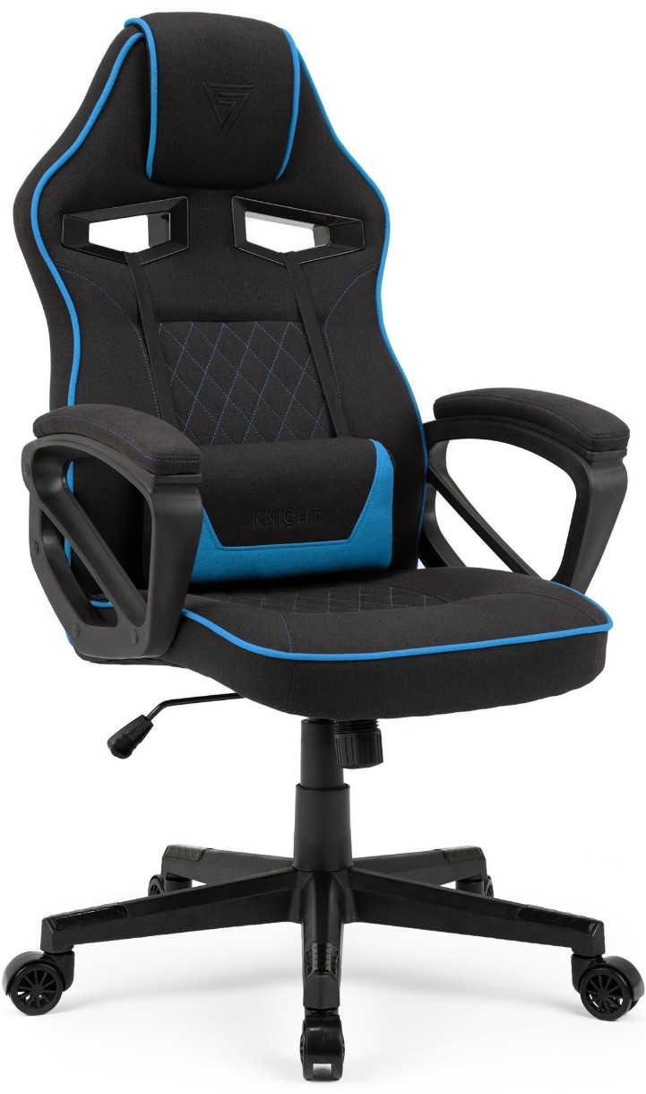 Scaun gaming Sense7 Knight Fabric Black and Blue