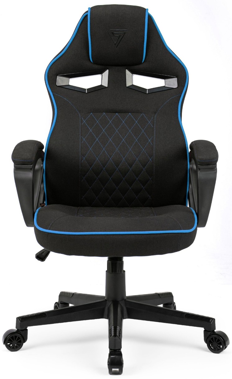 Scaun gaming Sense7 Knight Fabric Black and Blue