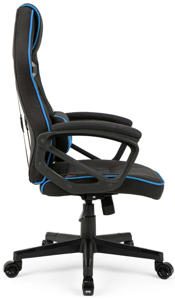Scaun gaming Sense7 Knight Fabric Black and Blue