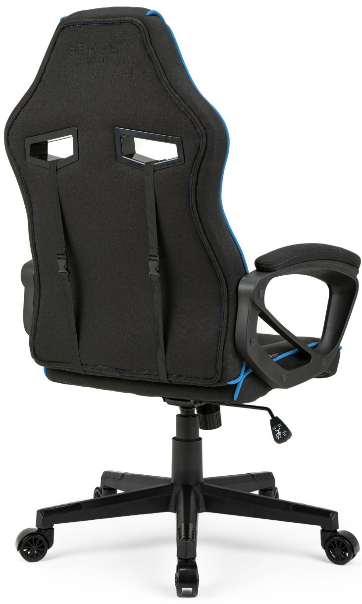 Scaun gaming Sense7 Knight Fabric Black and Blue