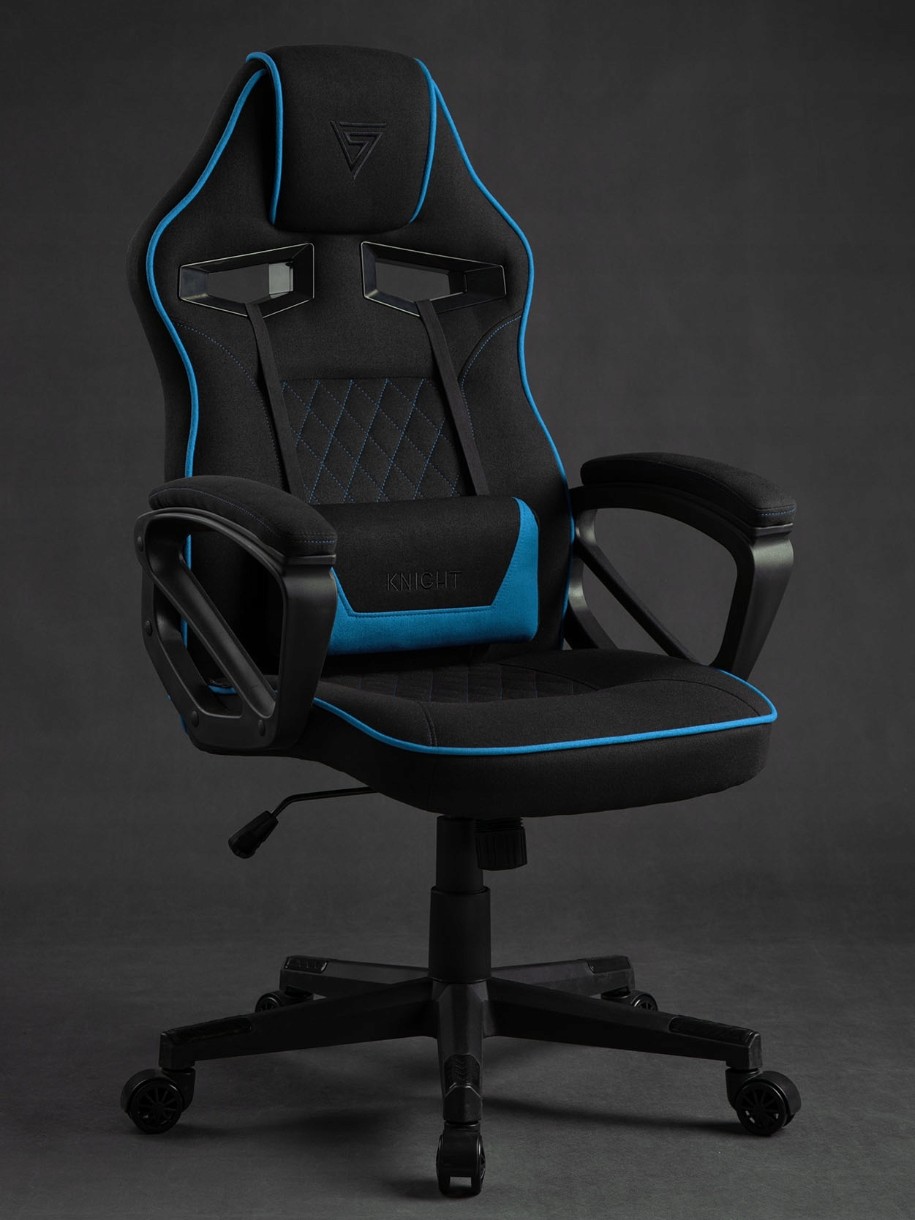 Scaun gaming Sense7 Knight Fabric Black and Blue