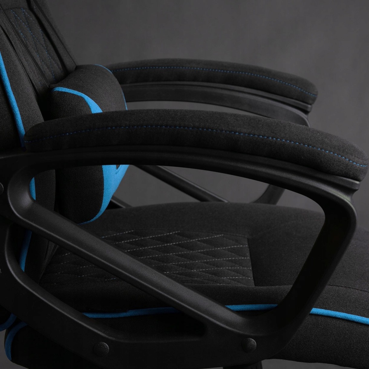 Scaun gaming Sense7 Knight Fabric Black and Blue