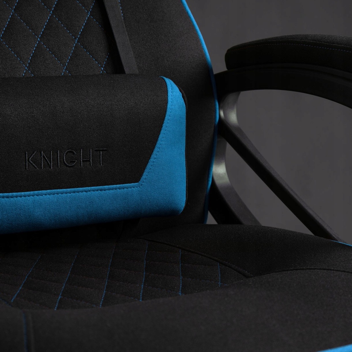 Scaun gaming Sense7 Knight Fabric Black and Blue