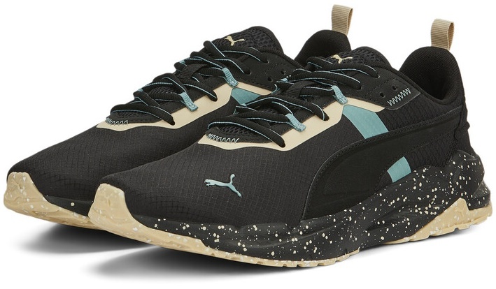 Adidași pentru bărbați Puma Stride Open Road Puma Black/Granola/Adriatic 41
