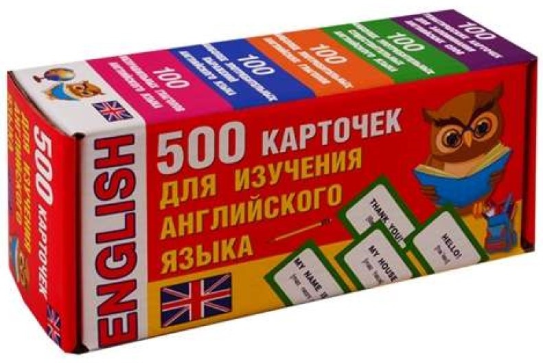 Настольная игра ACT 500 карточек для изучения английского языка