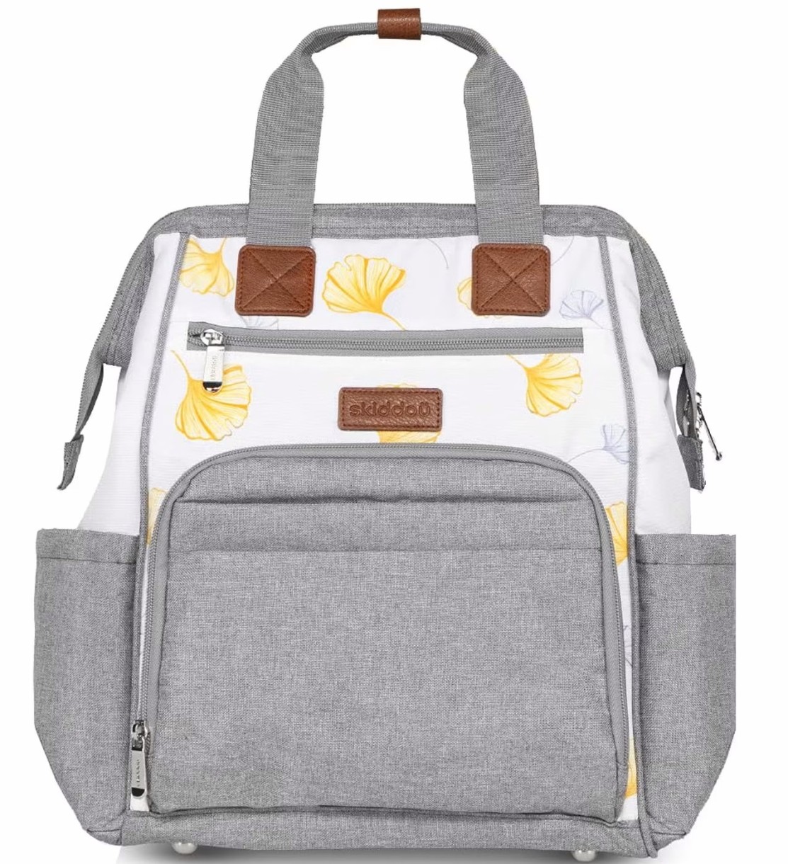 Рюкзак для мам Skiddou Astrid Vanilla Delight/Yellow-Grey (2080016)