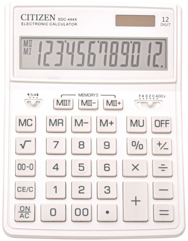 Calculator de birou Citizen SDC-444X White