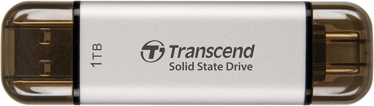 Внешний SSD Transcend ESD310S 1Tb Silver (TS1TESD310S)
