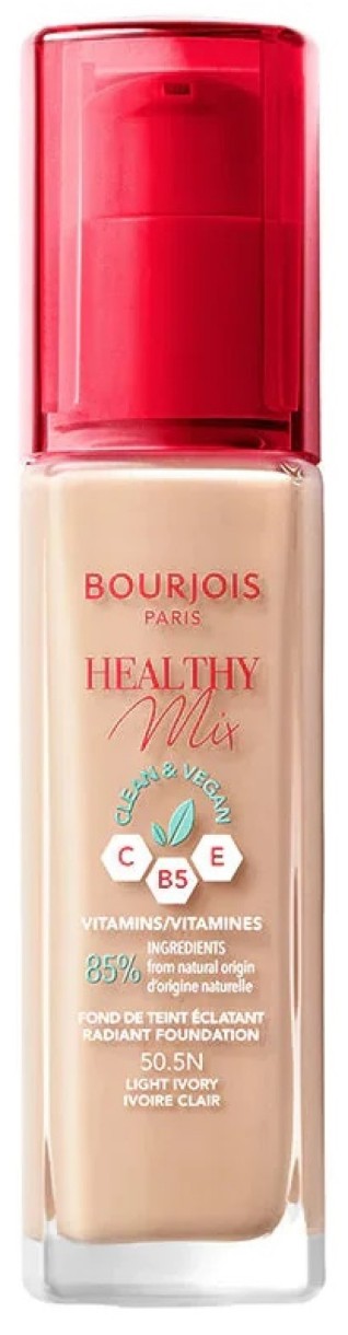 Fond de ten pentru față Bourjois Healthy Mix Clean Foundation 50.5 Light Ivory