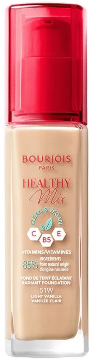 Тональный крем для лица Bourjois Healthy Mix Clean Foundation 51 Light Vanilla