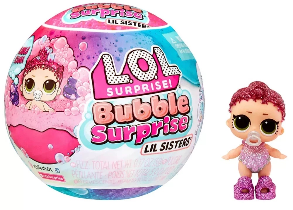 Păpușa L.O.L. Surprise Bubble Surprise Lil Sisters (119791)