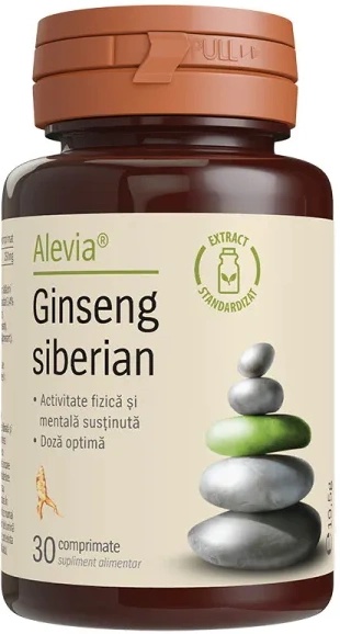 Антиоксидант Alevia Ginseng Siberian 250mg 30pcs