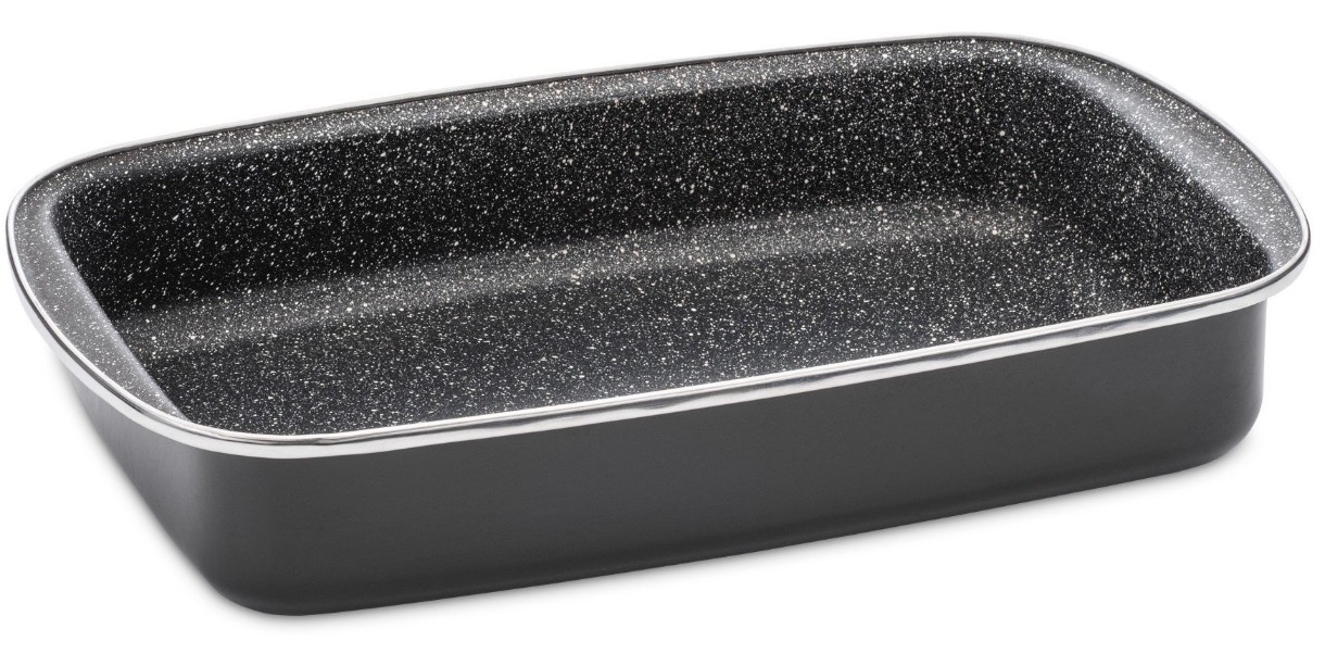 Tava de copt Delimano Stone Legend Black+  35x21cm