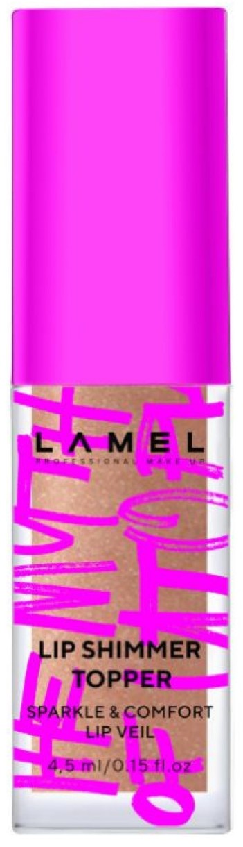 Topper pentru luciu de buze Lamel The Myth of Utopia Lip Shimmer Topper 401