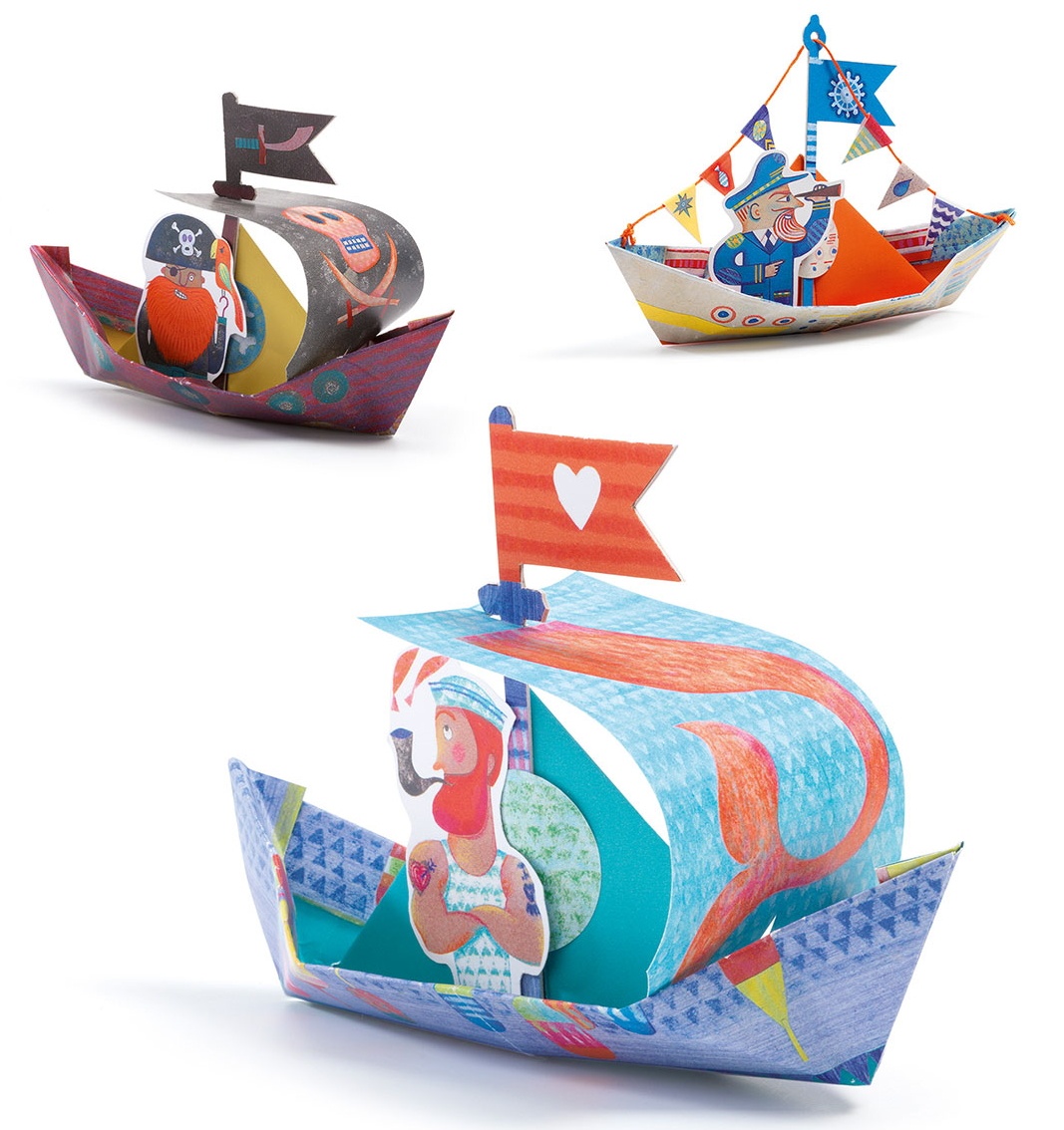 Оригами Djeco Floating Boats DJ08779