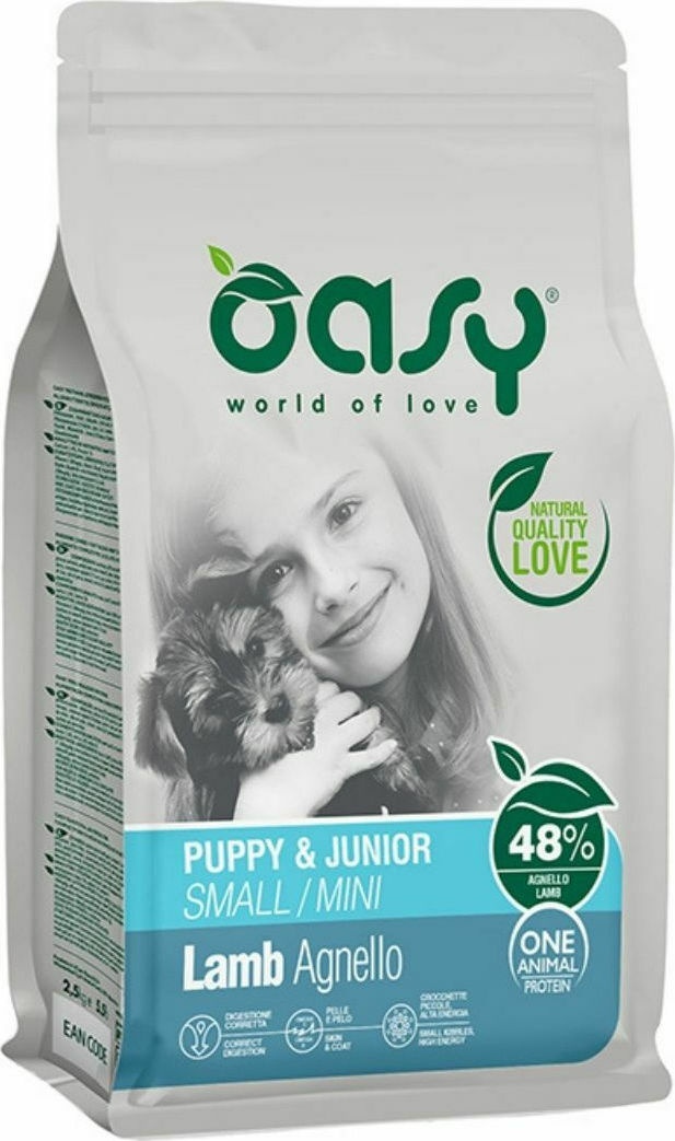 Сухой корм для собак Oasy Puppy & Junior Mini Lamb 2.5kg