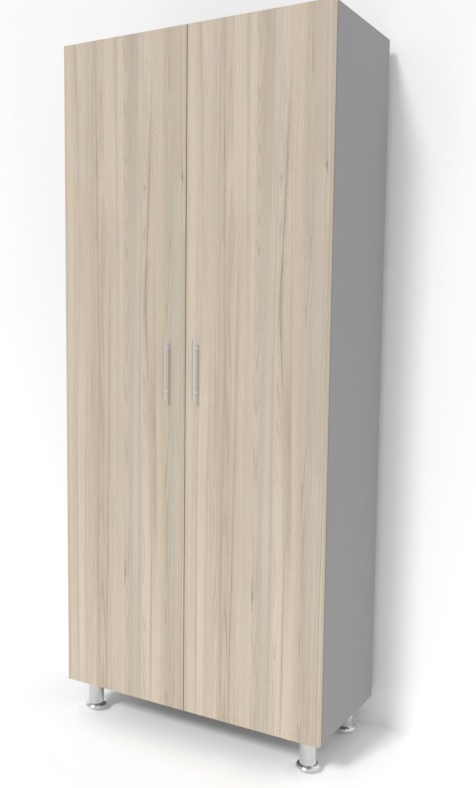 Dulap Smartex N4 100x40x208cm Grafit/Stejar Deschis