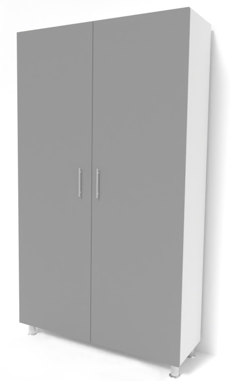 Шкаф Smartex N4 120x40x208cm Белый/Графит