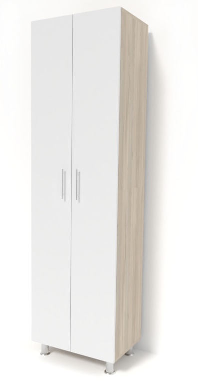 Шкаф Smartex N4 60x40x208cm Дуб Светлый/Белый
