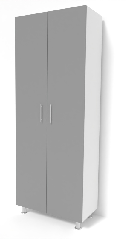 Шкаф Smartex N4 80x40x208cm Белый/Графит