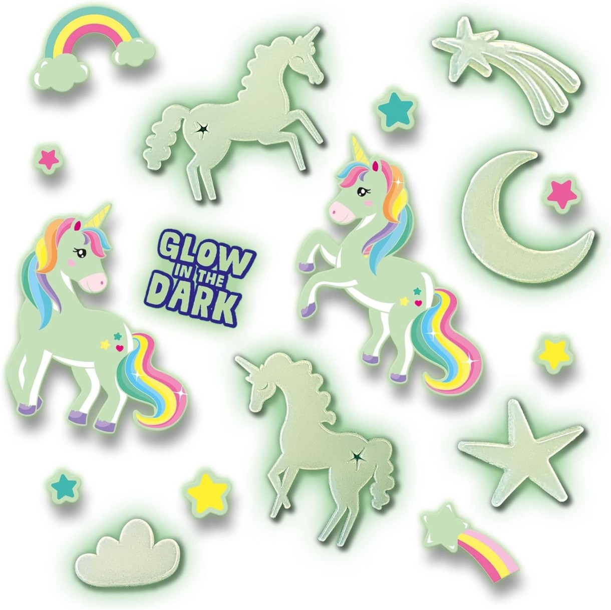 Autocolante Ses Glowing Unicorns (25128S)