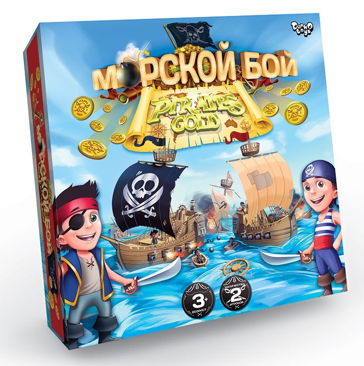 Joc educativ de masa Danko Toys Pirates Gold 23135