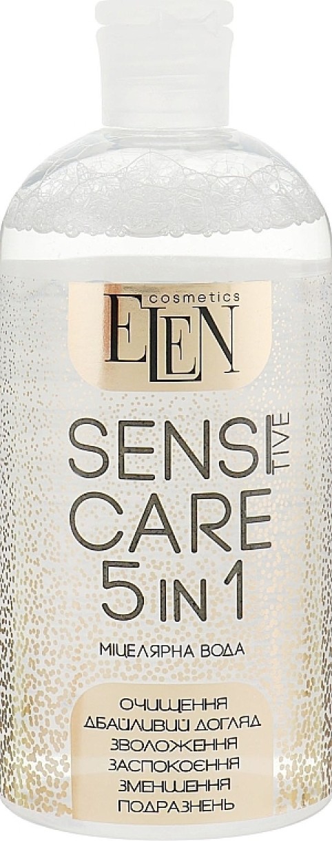 Средство для снятия макияжа Elen Sensitive Care 5in1 Micellar Water 500ml