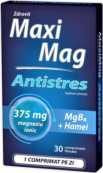Витамины Zdrovit Maxi Mag Antistres 375mg 30tab