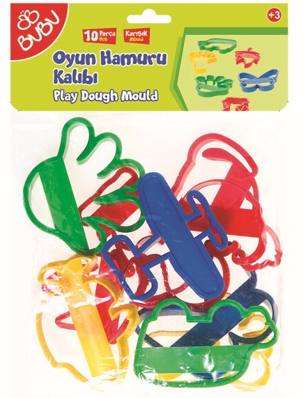Формы для пластилина BuBu Play Dough Mould 10pcs 00001