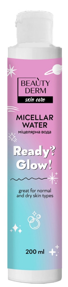 Средство для снятия макияжа Beauty Derm Ready?Glow! Micellar Water 200ml