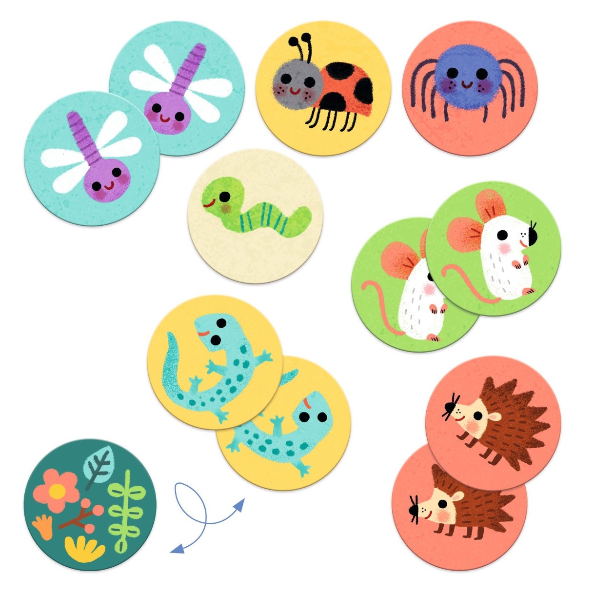 Настольная игра Djeco Memo Small Animals DJ08254