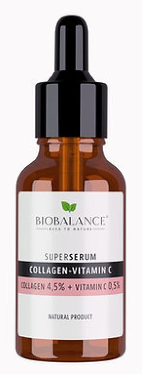 Сыворотка для лица Bio Balance Super Serum Collagen 4.5% + Vitamin C 30ml