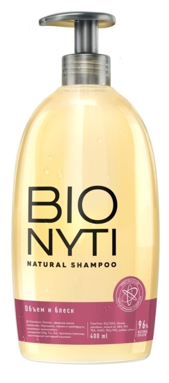 Шампунь для волос Bionyti Volume & Shine 400ml