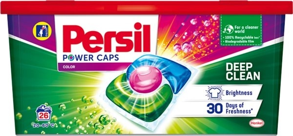 Капсулы для стирки Persil Power Caps Color 26 wash
