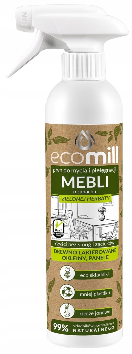 Средство для очистки покрытий Ecomill Furniture Liquid Green Tea 500ml