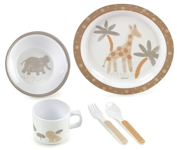 Set de vase pentru hrănire Jane Animal (070234 U56)