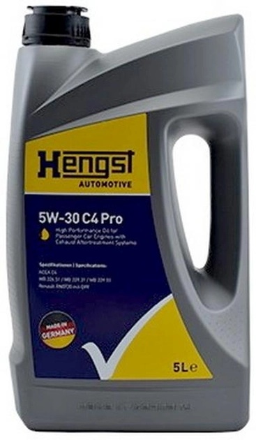 Моторное масло Hengst C4 Pro 5W-30 5L