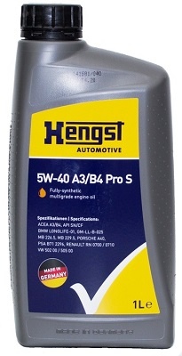 Моторное масло Hengst Pro S 5W-40 1L