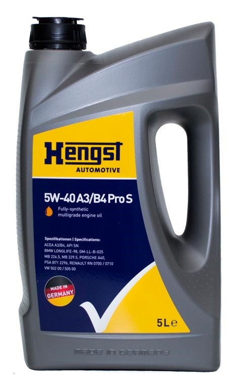 Моторное масло Hengst Pro S 5W-40 5L