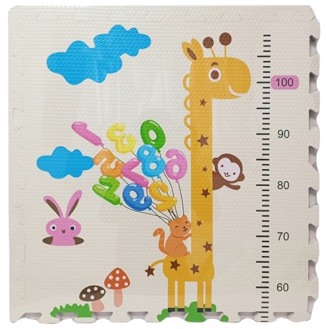 Коврик-пазл 4Play Giraffe 61×61×4cm 4pcs