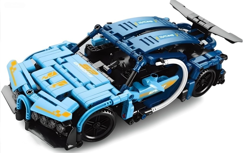 Радиоуправляемый конструктор Pingao Bugatti Blue 433pcs