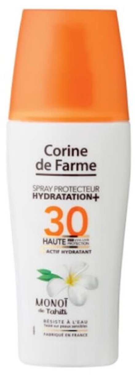Солнцезащитное молочко Corine de Farme Sun Milk Monoi Protectie & Hidratare SPF30 150ml