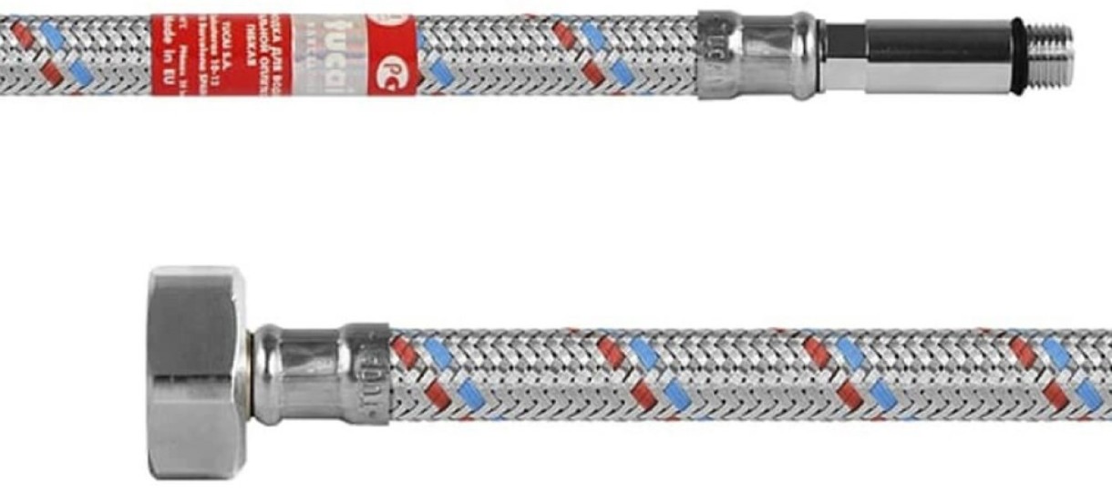 Гибкий шланг для смесителя Tucai L34 Inox (5618)