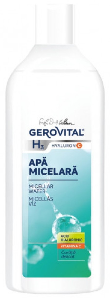 Demachiant Gerovital H3 Hyaluron C Micellar Water 400ml